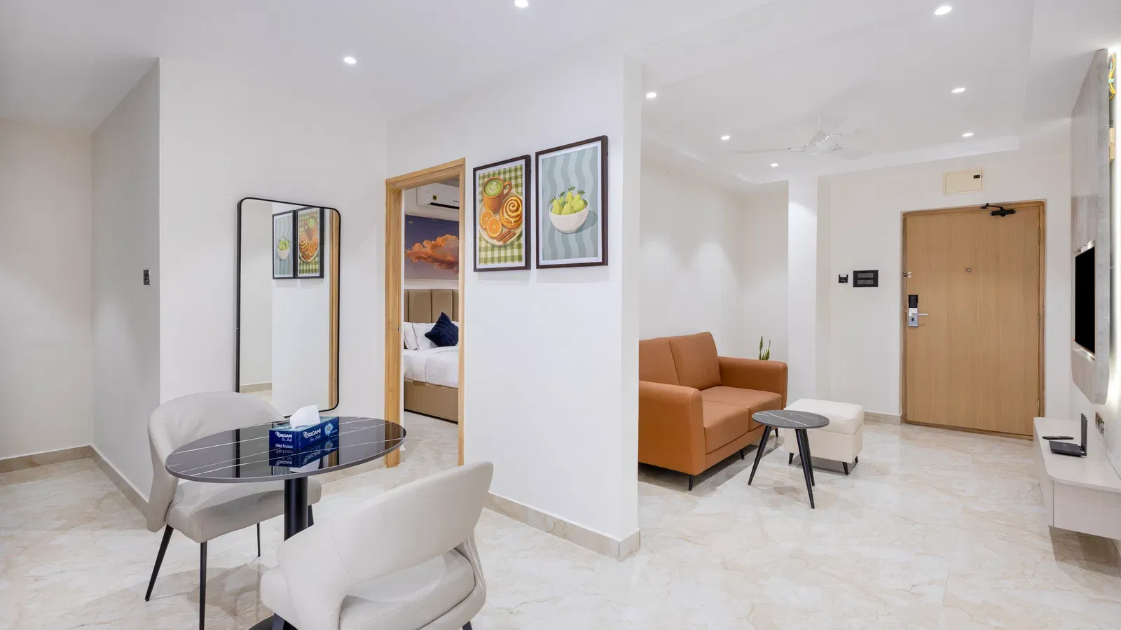 One Bedroom Suite living